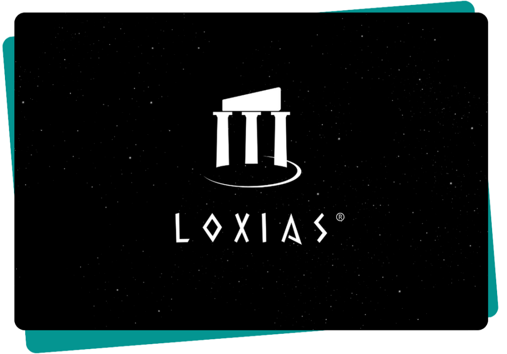 Image of Loxias logo in the universe