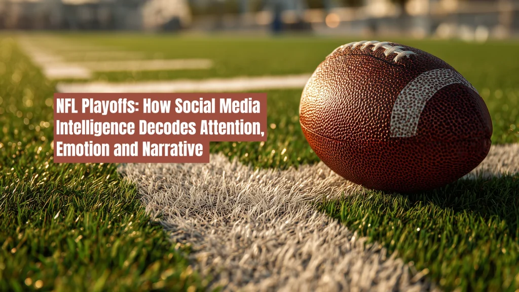 NFL Playoffs How Social Media Intelligence Decodes Attention, Emotion and Narrative